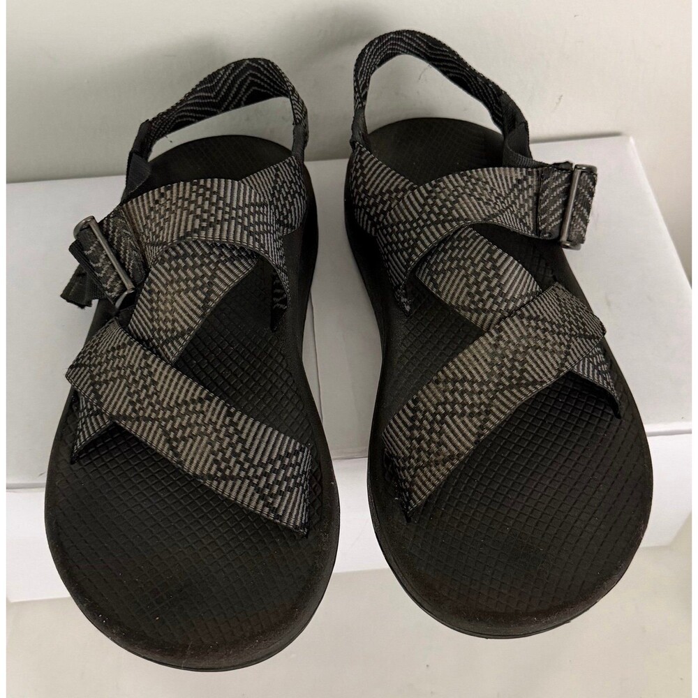 Chaco Sandals Black Gray Straps Outdoor Men’s Size 10